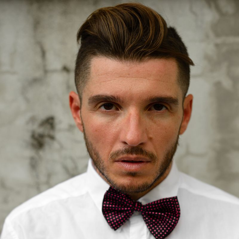 Ivy League Cut Hair Style