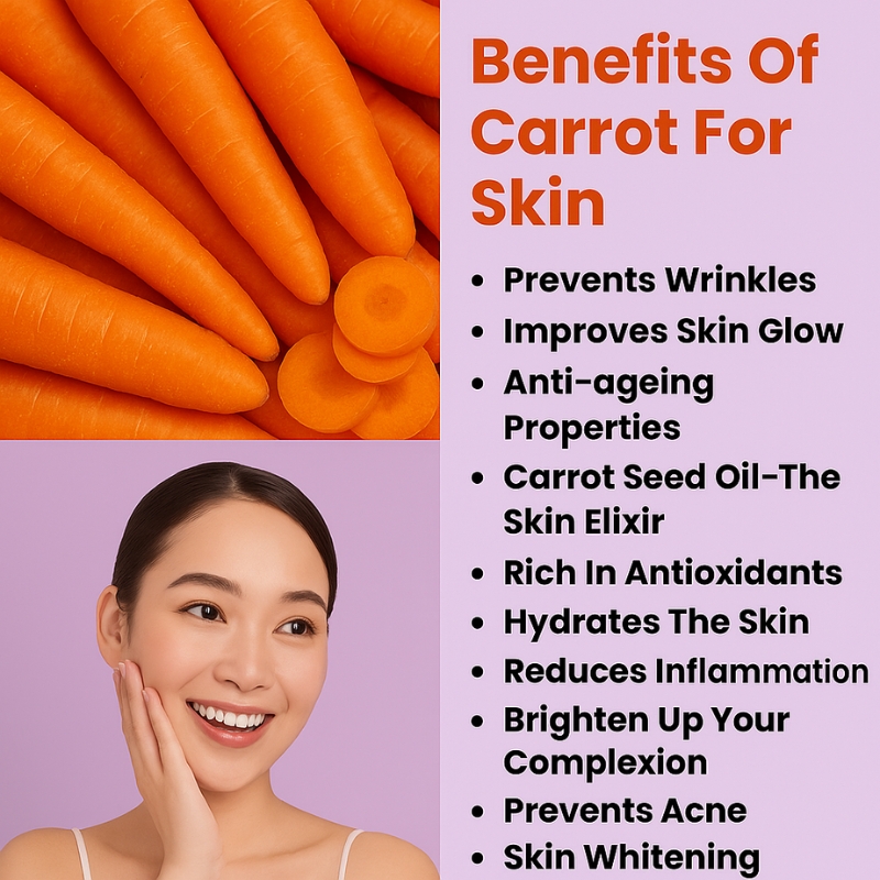 Benefits Of Carrot For Skin
