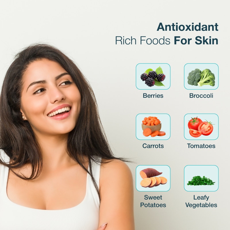 antioxidant rich foods for skin