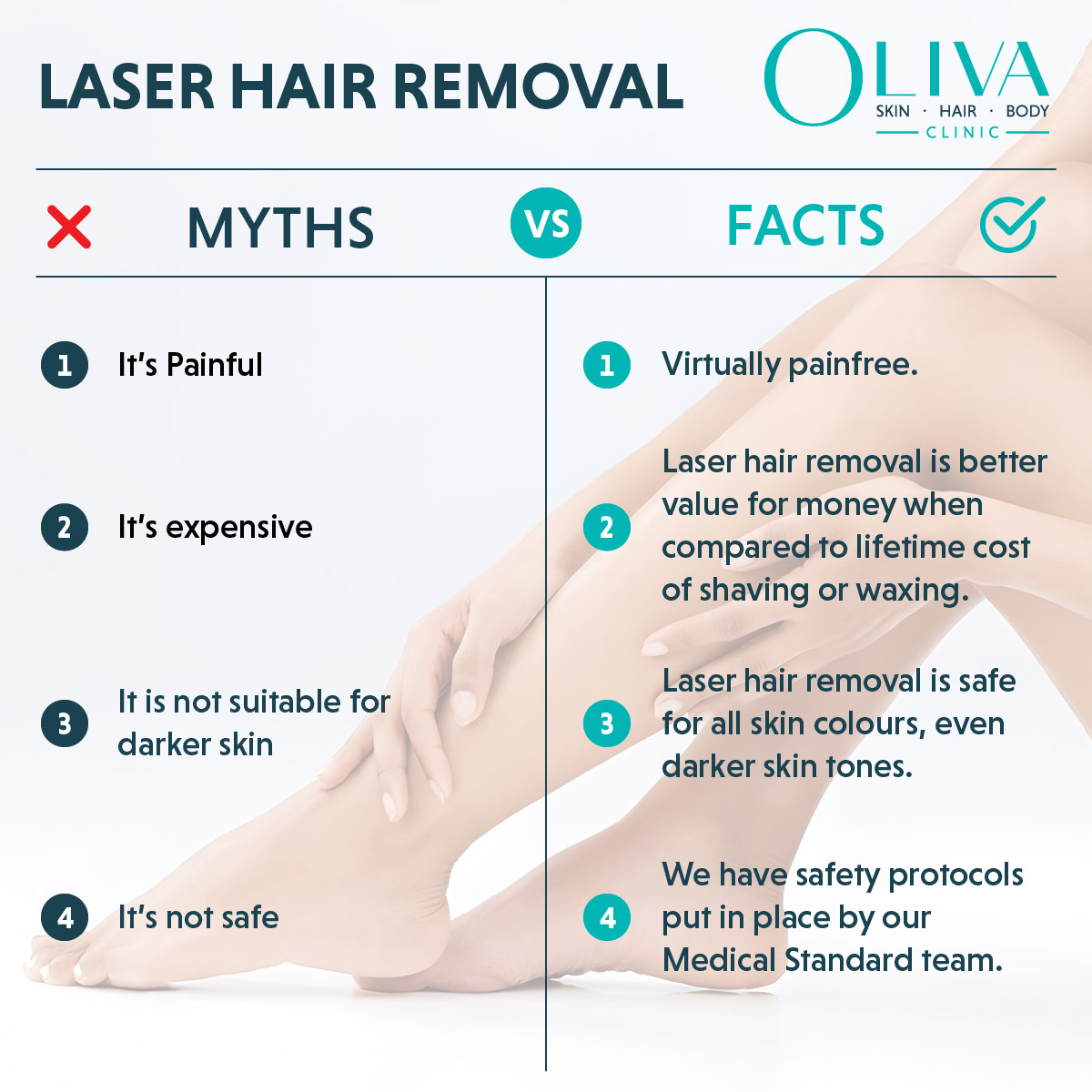 laser hair removal myths and facts