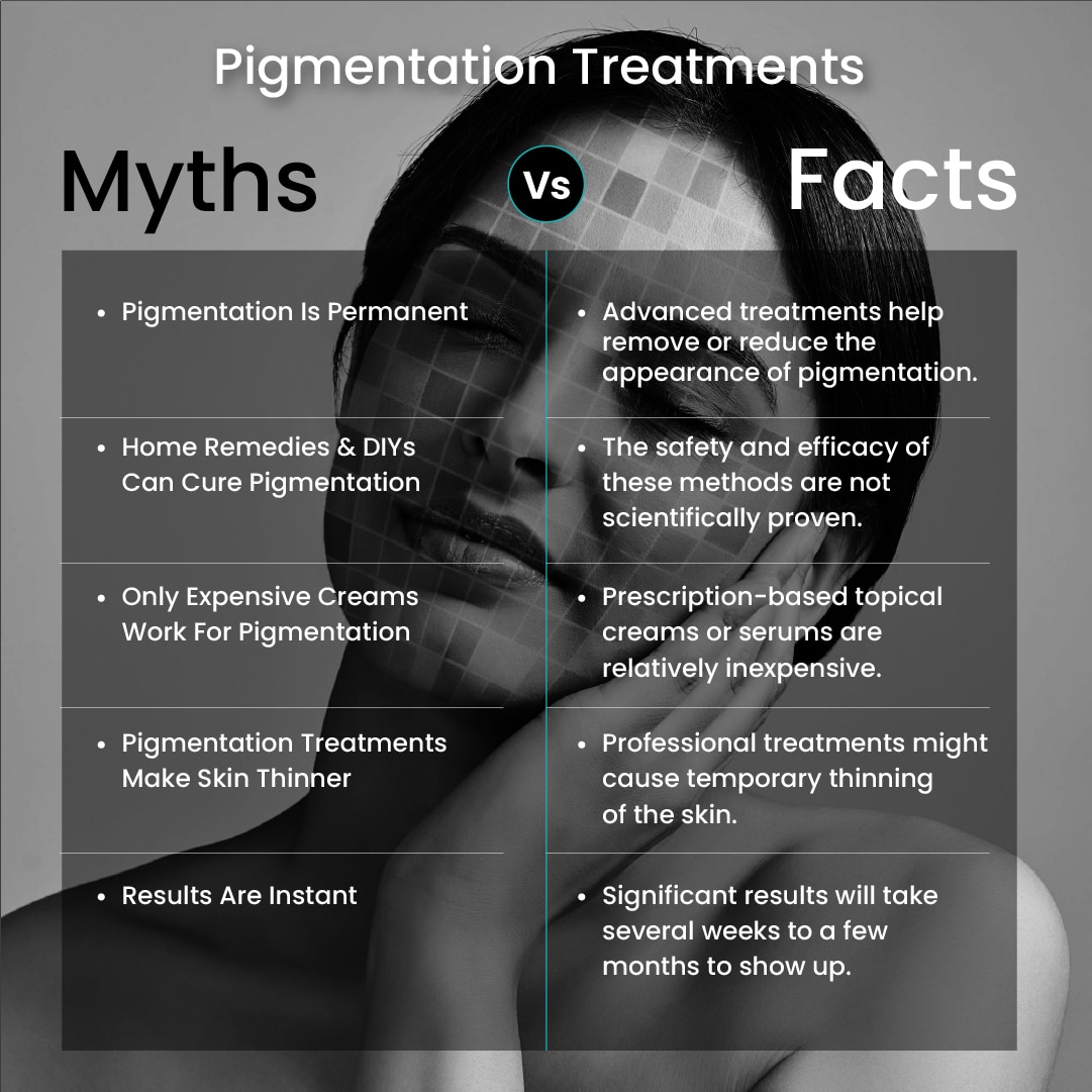 myths and facts about pigmentation treatments