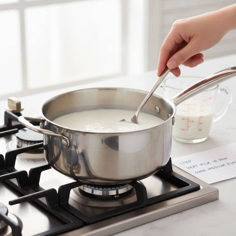 Take a thick-bottomed pan