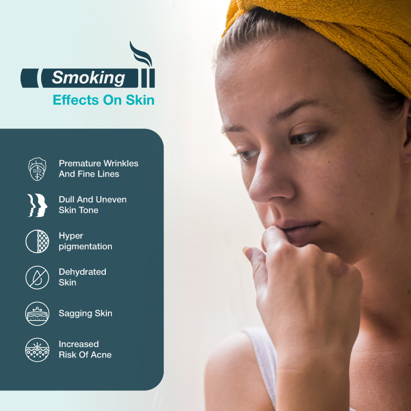smoking effects on skin
