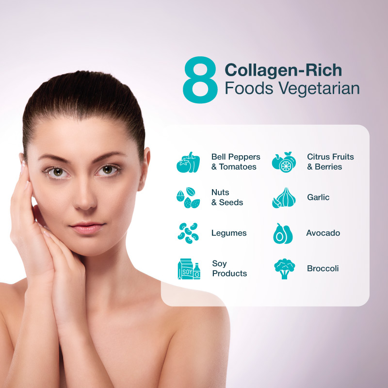 collagen rich foods vegetarian